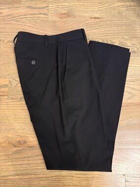 Theory Women’s Black Dress Pants - Classic Pleated Trousers